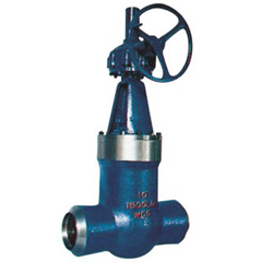 Gate valves for pound level high-temperature and high-pressure power plants