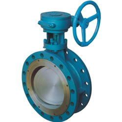 Metal hard sealed butterfly valve